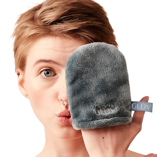 Glov Waschbare Abschminktücher Microfaser für Empfindliche Haut Make up Reinigungstücher Hypoallergen Wiederverwendbar Sanfte Gesichtsreinigung Augen Make up Entferner von GLOV