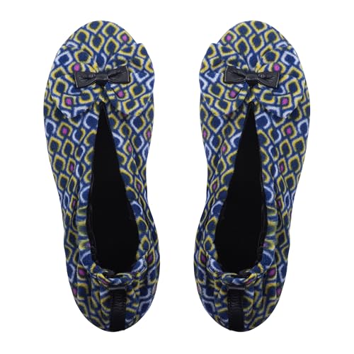 GLOVE STORY Hausschuhe Ballerinas für Damen, aus Samt mit Sohle aus weichem Leder, weiches und bequemes Material, Ballerinas, für Damen, weich, handgefertigt von GLOVE STORY