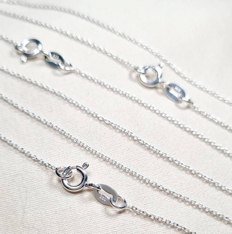 Ankerkette 1, 2 Mm Silber Halskette Sterling Kette Ohne Anhänger Damen Kinderkette 925 Basickette von GLOWYBOX