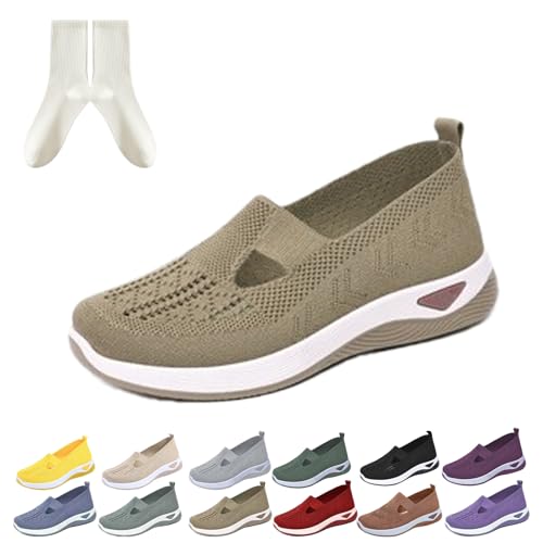 GLSAYZU Annelie Schuhe, Podoback Annelie Der Sommerschuh, Diabetiker Weit Orthopädische Mesh Schuhe Damen, Leichtigkeit Bequem (C, Erwachsene, 43, Numerisch, EU Schuhgrößensystem, Breit) von GLSAYZU