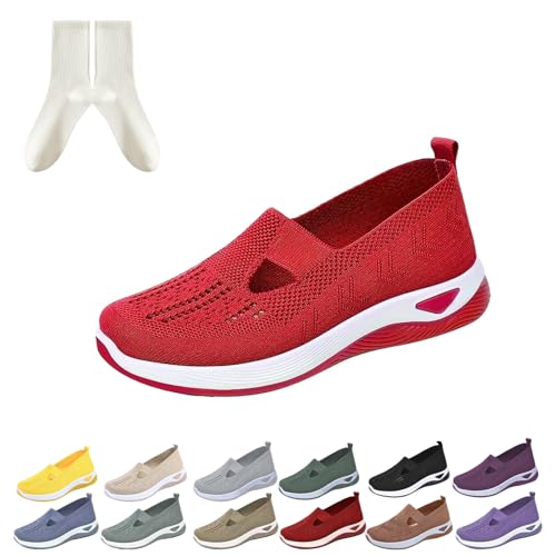 GLSAYZU Annelie Schuhe, Podoback Annelie Der Sommerschuh, Diabetiker Weit Orthopädische Mesh Schuhe Damen, Leichtigkeit Bequem (D, Erwachsene, 40, Numerisch, EU Schuhgrößensystem, Breit) von GLSAYZU