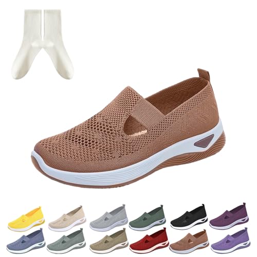 GLSAYZU Annelie Schuhe, Podoback Annelie Der Sommerschuh, Diabetiker Weit Orthopädische Mesh Schuhe Damen, Leichtigkeit Bequem (G, Erwachsene, 43, Numerisch, EU Schuhgrößensystem, Breit) von GLSAYZU