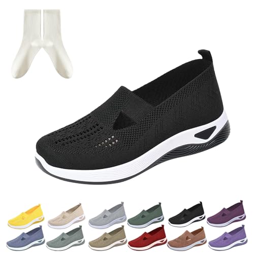GLSAYZU Annelie Schuhe, Podoback Annelie Der Sommerschuh, Diabetiker Weit Orthopädische Mesh Schuhe Damen, Leichtigkeit Bequem (L, Erwachsene, 39, Numerisch, EU Schuhgrößensystem, Breit) von GLSAYZU
