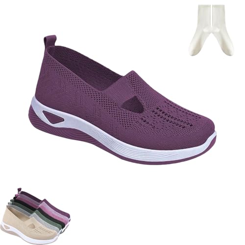 GLSAYZU Sadaro OrthoFit Orthopädischer Slip-On für Damen, Bergexperten Orthopädische Schuhe Damen, Atmungsaktive Turnschuhe (A, Erwachsene, 38, Numerisch, EU Schuhgrößensystem, Breit) von GLSAYZU