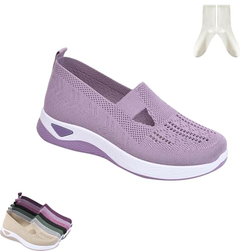 GLSAYZU Sadaro OrthoFit Orthopädischer Slip-On für Damen, Bergexperten Orthopädische Schuhe Damen, Atmungsaktive Turnschuhe (B, Erwachsene, 38, Numerisch, EU Schuhgrößensystem, Breit) von GLSAYZU