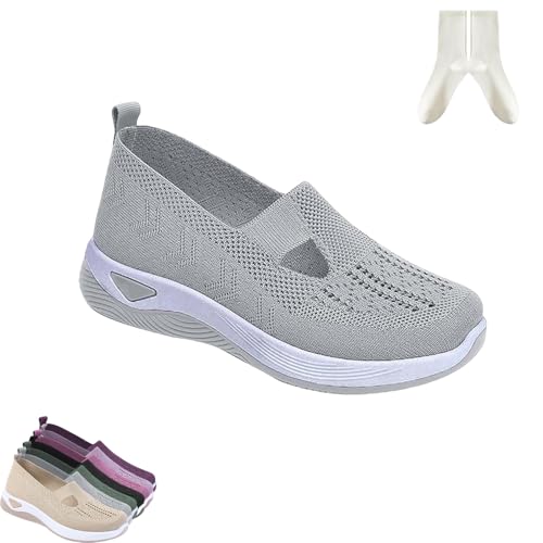 GLSAYZU Sadaro OrthoFit Orthopädischer Slip-On für Damen, Bergexperten Orthopädische Schuhe Damen, Atmungsaktive Turnschuhe (F, Erwachsene, 38, Numerisch, EU Schuhgrößensystem, Breit) von GLSAYZU