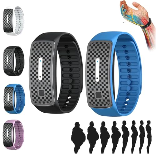 GLSAYZU Ultraschall Armband Damen,JOSFIT Ultraschallarmbänd, Ultraschall-Körperform-Armband, Magnetarmband für alle Männer und Frauen (2PCS-C) von GLSAYZU