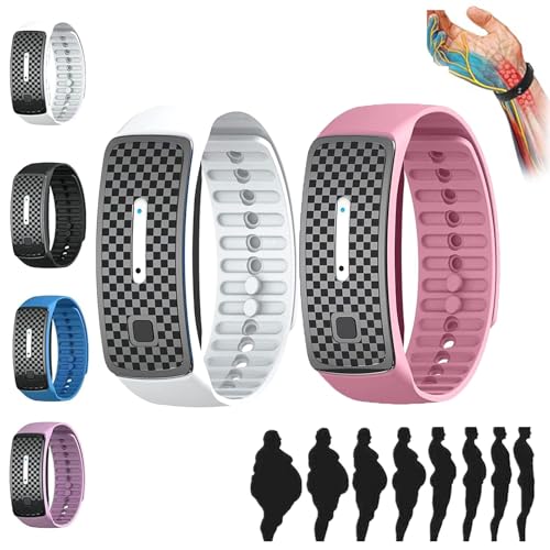 GLSAYZU Ultraschall Armband Damen,JOSFIT Ultraschallarmbänd, Ultraschall-Körperform-Armband, Magnetarmband für alle Männer und Frauen (2PCS-D) von GLSAYZU