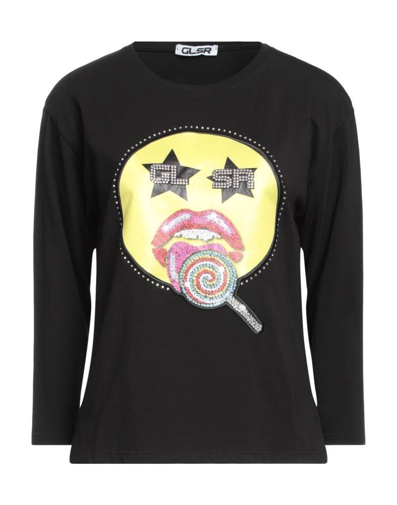 GLSR T-shirts Damen Schwarz von GLSR