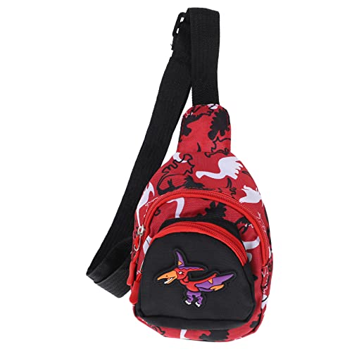 GLSTOY 1stück Junge Mädchen Schultertasche Dinosaurier Brusttasche Crossbody Beutel Für Spielzeug Snacks Und Vielseitig Einsetzbar Für Freizeit Und Ausflüge von GLSTOY
