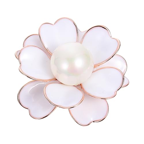 GLSTOY 1stück Blüten Brosche Für Damen Elegante Anstecknadel Mit Sicherheitsmechanismus Hochwertige Kamelien-design Für Kleidung Bei Hochzeiten Partys Und Formellen Anlässen von GLSTOY