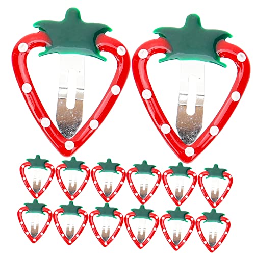 GLSTOY Erdbeer-haarspangen 15er-pack Haarspangen Für Mädchen Baby-mädchen Haar-accessoires Für Den Täglichen Gebrauch von GLSTOY
