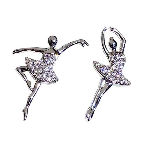 GLSTOY Ballerina-ohrringe Tanzschmuck Für Frauen Mädchen Modeschmuck Aus Kupfer Leicht Und Robust Für Jeden Anlass von GLSTOY