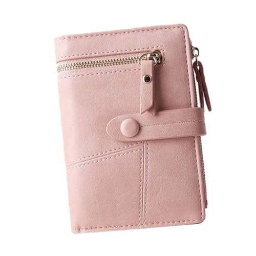 GLSTOY 1stück Damen Geldbörse Mit Reißverschluss Kompakte Pu Münztasche Für Shopping Und Alltag Stilvolles Design Tiefem Für Mit Vielen Kartenfächern von GLSTOY