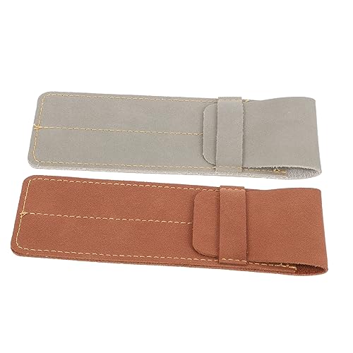GLSTOY 2 Stück Stiftetui Aus Leder – Füllfederhalterhülle – Leicht Und Kratzfest – von GLSTOY