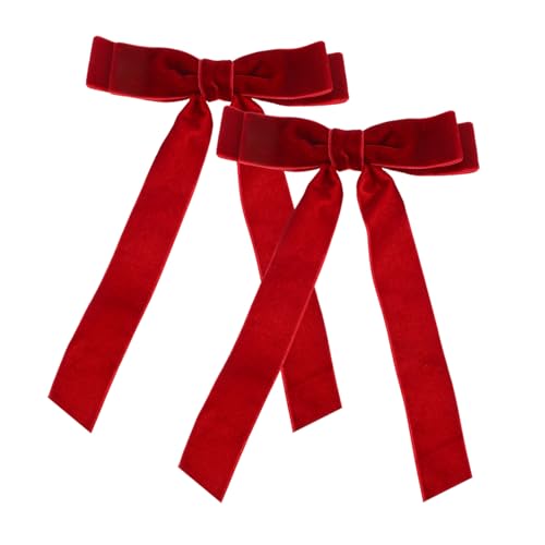 GLSTOY 2stücke Haarclips Mit Süßem Bowknot Rutschfeste Haarspangen Für Und Mädchen Für Hochzeiten Partys Und Alltag von GLSTOY