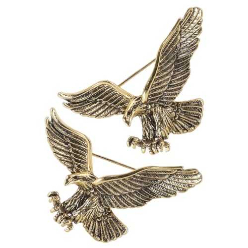 GLSTOY 2stücke Brosche Aus Legierung Vintage Stil Tier-anstecknadel Für Kleidung Schal Dekoration Für Damen Und Herren von GLSTOY