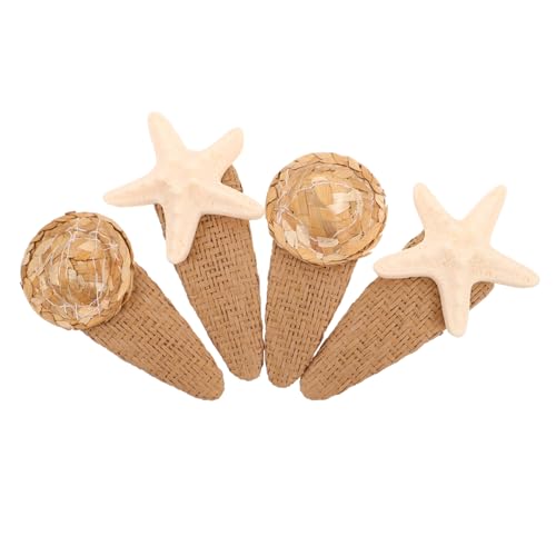 GLSTOY 4stücke Haarschmuck Für Mädchen Mit Meerjungfrauenmotiv Seitliche Haarspangen Mit Muscheln Meeres-thema Für Strand-outfits Leicht Und Strapazierfähig von GLSTOY