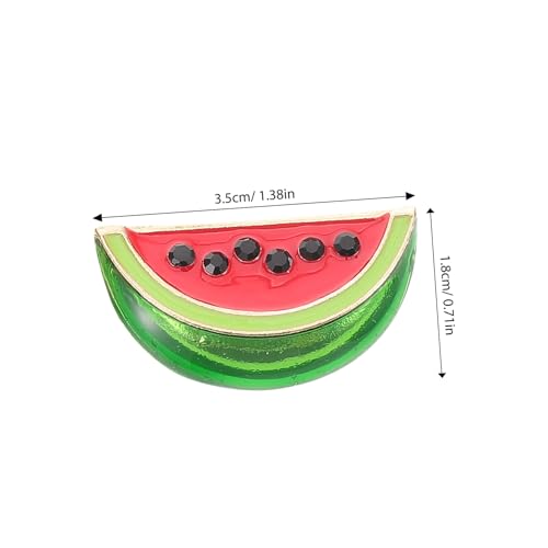 GLSTOY 4 Stück Teiliges Wassermelonen Broschen Schal und Pullover Clips Kreative Anstecknadeln für Frauen für Party Freizeit und Festliche Anlässe von GLSTOY