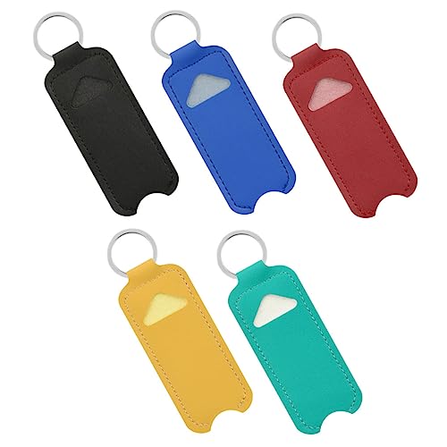 GLSTOY Schlüsselanhänger- Lippenstift-etui Pu-Leder Zum Einfachen Aufhängen von GLSTOY
