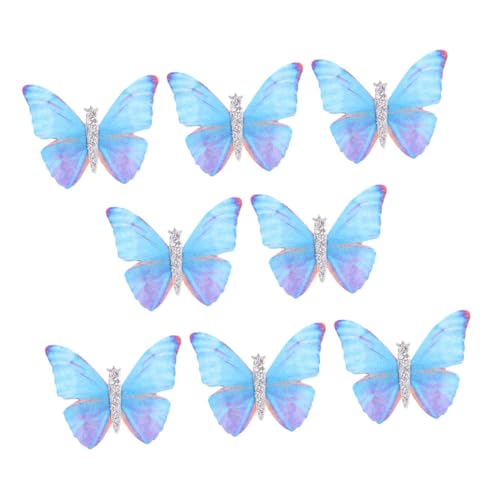 GLSTOY 8stücke Teiliges Mini Schmetterling Haarklammer Für Mädchen Rutschfeste Haarspangen Verschiedene Frisuren Für Besondere Anlässe Und Alltag von GLSTOY