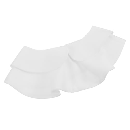 GLSTOY Abnehmbarer Falscher Kragen für Damen Modischer Blusenkragen Eleganter Dekorativer Fake Collar Vielseitig Kombinierbar mit Blusen Kleidern und Uniformen Weiß von GLSTOY