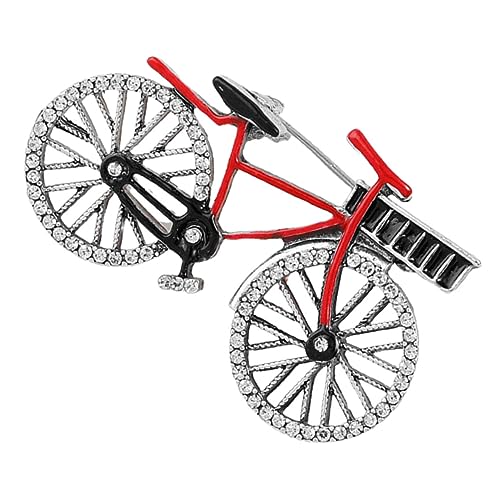 GLSTOY Modische Strassbrosche Einzigartige Fahrradform Brustnadel Für Kleid von GLSTOY