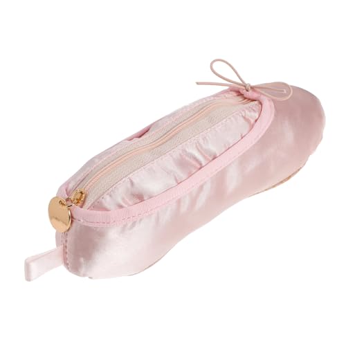 GLSTOY Ballettschuh Federmäppchen Tragbarer Stift Organizer Für Mädchen Multifunktionale Kosmetiktasche Für Tänzer Stilvolles Design Aus Robustem Für Schule Und Reisen von GLSTOY