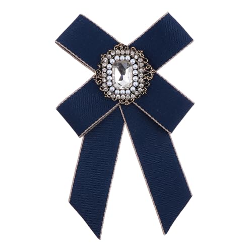 GLSTOY Blaue Damen Brosche Schleife Anstecknadel Leicht für Kleidung Schmuck Hochzeit Party Bankett Zubehör von GLSTOY