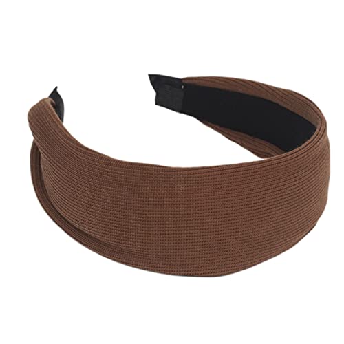 GLSTOY Knitting Headbands Breiter Rand Haarband Zubehör Für Frauen Und Mädchen Einfaches Design Für Festliche Anlässe Und Alltag von GLSTOY