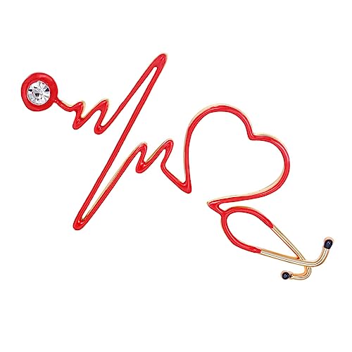 GLSTOY Brosche aus Langlebiger Legierung Stilvolle Anstecknadel für Kleidung Schal Hut als für Medizinisches Personal und Modebewusste Frauen von GLSTOY