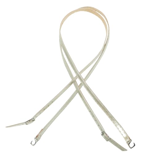 GLSTOY Damen High Heel Schuhriemen aus Kunstleder Drop Cross Riemchen Pumps Verstellbare Knöchelriemen in Gold Modisches Zubehör für Rutschfeste High Heels und Vielseitig von GLSTOY