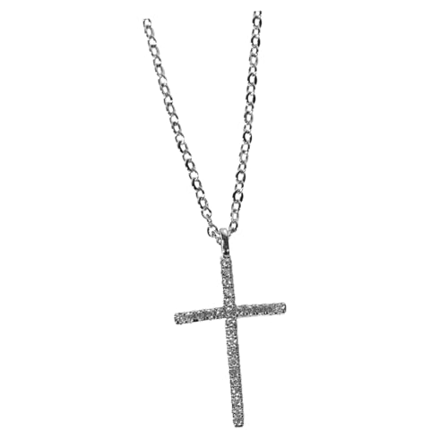 GLSTOY Damen Kreuz Kette mit Funkelnden Strasssteinen Leichte Halskette mit Anhänger Modischer Schmuck für Alltag Party und Festliche Anlässe Unisex Trendiges Accessoire GLSTOY Damen Kreuz Kette mit Funkelnden Strasssteinen Leichte Halskette mit Anhänger Modischer Schmuck für Alltag Party und Festliche Anlässe Unisex Trendiges Accessoire von GLSTOY