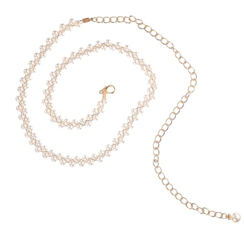 GLSTOY Wunderschöner Taillengürtel für Damen mit Kette für Kleider Dekorativer Gürtel von GLSTOY