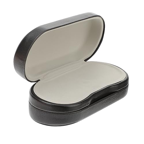 GLSTOY Doppel-brillenbehälter Sonnenbrillenetui Brillenbox Brillenbehälter Hartschale Pu-leder Kratzschutz Standardbrillen Lesebrillen von GLSTOY
