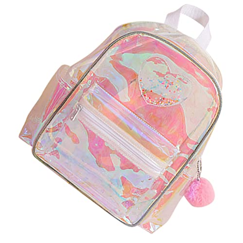 GLSTOY Durchsichtiger Rucksack Transparenter Für Damen Durchsichtige Tasche Für Konzerte Und Festivals Kleiner Rucksack Aus PVC-Material Für Täglichen Gebrauch Und von GLSTOY