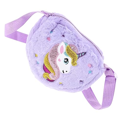 GLSTOY Einhorn-plüschtasche Für Mädchen Süße Cartoon-Form Umhängetasche Mit Schultergurt Praktische Tragetasche Zur Aufbewahrung Von Kleinigkeiten von GLSTOY