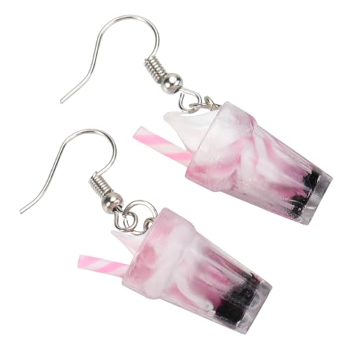 GLSTOY Eiscreme Ohrhänger Damen Kreative Ohrschmuck Tropfenform Leichtes Langlebiges Material für Partys und Geschenke von GLSTOY