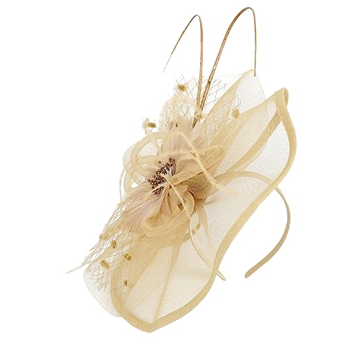 GLSTOY Elegantes Fascinator Haarband mit Mesh Garn und Clip Vielseitiger Kopfschmuck für Damen Atmungsaktiv und Leicht Geeignet für Hochzeiten Teepartys und Cocktail Events Modisches von GLSTOY