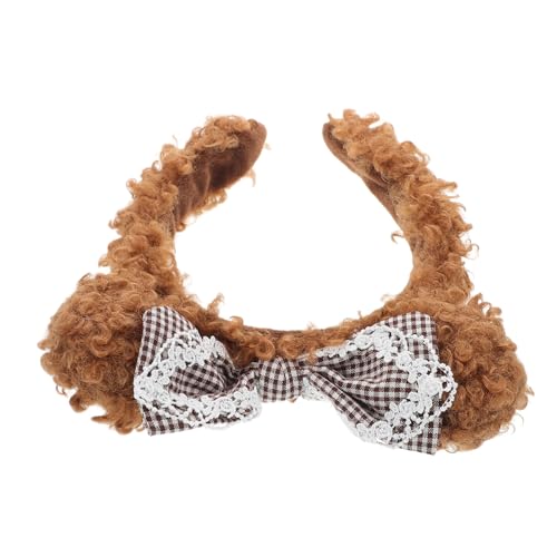 GLSTOY Plüsch Bärenohren Stirnband Für Und Einstellbares Haarschmuck-accessoire Für Gesichtspflege Und Makeup Niedliches Tierohren-haarband Für Spa Und Cosplay von GLSTOY