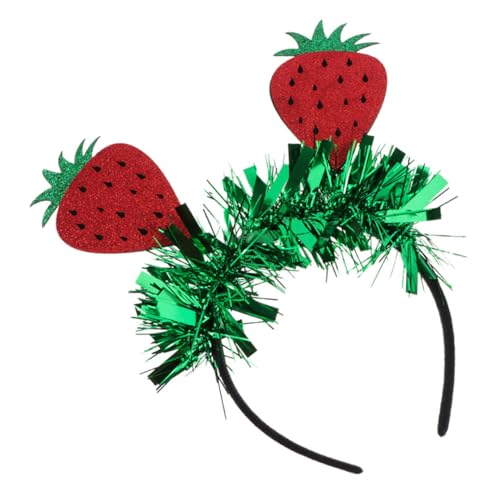 GLSTOY Strawberry Headband Für Damen Und Mädchen Haarband Strapazierfähigem Material Perfektes Accessoire Für Partys Fotografie Und von GLSTOY
