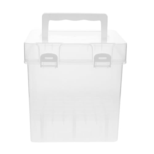 GLSTOY Transparentes Federmäppchen Mit Großem Fassungsvermögen Für Stifte Bleistiftbox Aus Kunststoff Transparenter Stifthalter Marker-aufbewahrungs-Organizer Mit Fächern von GLSTOY