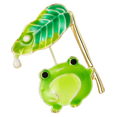 GLSTOY Frosch Brosche aus Emaille Langlebige Metall Anstecknadel für Kleidung und Schal Dekorative Brosche für Damen und Herren Einzigartiges für Geburtstag und Feiertage von GLSTOY