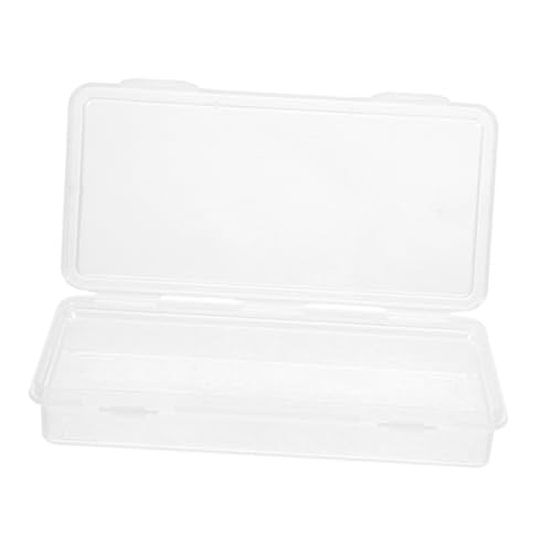 GLSTOY Transparente Bleistiftbox Aus Kunststoff Praktischer Stift-Organizer Mit Stapelbarem Design Großer Kapazität Für Stifte Und Utensilien von GLSTOY