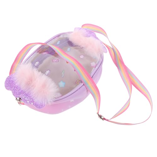 GLSTOY Kindertasche Mit Glitzerflügel-Design Bunte Umhängetasche Für Mädchen Leicht Und Praktisch Für Schule Reisen Und Outdoor-aktivitäten Mit Süßen Sternen-Akzenten Und von GLSTOY