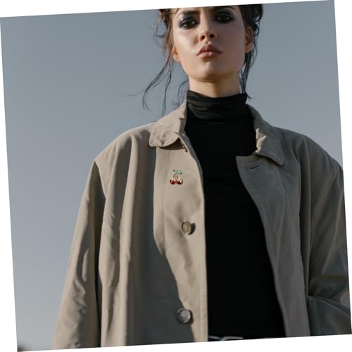 GLSTOY Grüne Zirkonia Brosche Damen Anstecknadel Elegantes Schmuckaccessoire für Pullover Blazer Kleid und Tasche Vielseitig Tragbar und Einfach zu Befestigen von GLSTOY