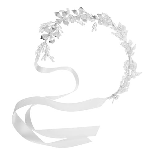 GLSTOY Blumen Stirnband für Frauen Handgefertigter Kopfschmuck mit Strasssteinen und Robustem Blumendesign Hochzeitsaccessoire für Bräute und Besondere Anlässe von GLSTOY