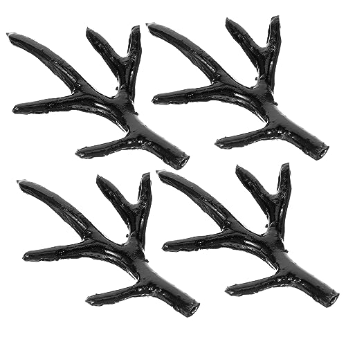 GLSTOY 2paare Kunststoff Hirschgeweihe Diy Dekoration Stirnband Accessoires Für Partys Und Heimgebrauch Simulationsgeweih Für Weihnachten Und Halloween von GLSTOY