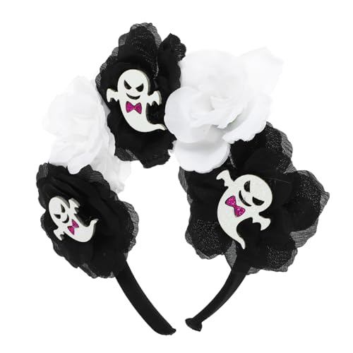 GLSTOY Halloween Cosplay Haarreif Mit Rosen Für Erwachsene Geisterbraut Kopfschmuck Für Kostümpartys Fotorequisiten Und Besondere Anlässe von GLSTOY