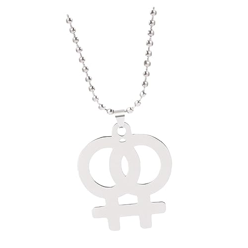 GLSTOY Halskette Damen Hohl Anhänger Design Langlebig Statement Modeschmuck Schmuck für Alltag und Fest von GLSTOY